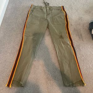 Pam and Gela striped seam pant